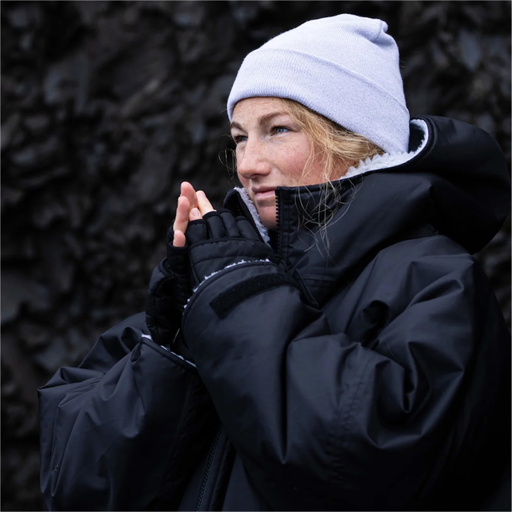 2026 Dryrobe 100% Recycled Polyester Beanie V3 V3DRPB2 - Grey